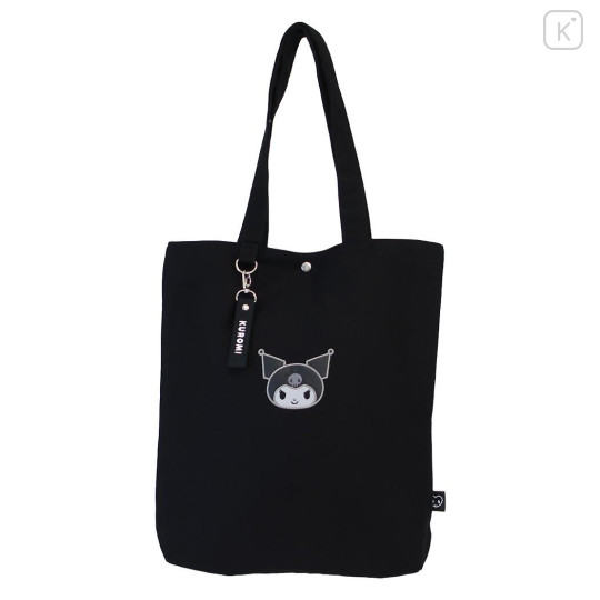 Japan Sanrio Tote Bag - Kuromi : Monochrome - 1