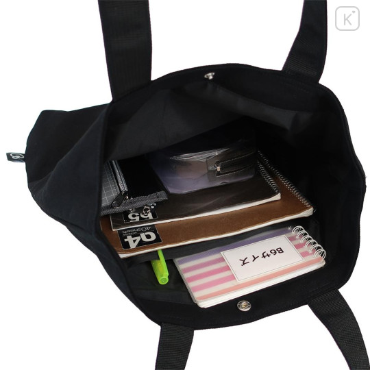 Japan Sanrio Tote Bag - Kuromi : Monochrome - 3