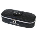 Japan Sanrio Full Open Pouch - Hello Kitty : Monochrome - 1