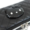 Japan Sanrio Full Open Pouch - Hello Kitty : Monochrome - 4
