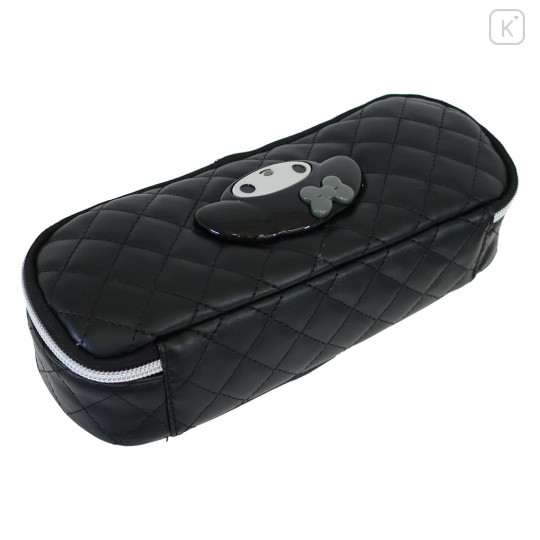 Japan Sanrio Full Open Pouch - My Melody : Monochrome - 2