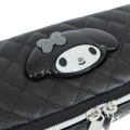 Japan Sanrio Full Open Pouch - My Melody : Monochrome - 4