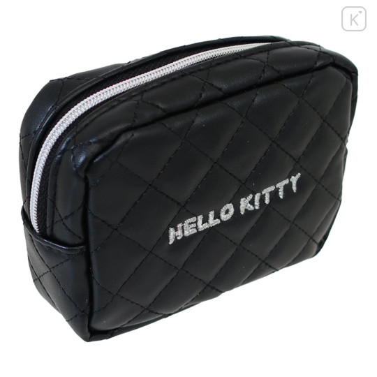 Japan Sanrio Cosmetic Pouch - Hello Kitty : Monochrome - 2