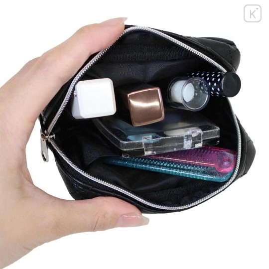 Japan Sanrio Cosmetic Pouch - Hello Kitty : Monochrome - 3