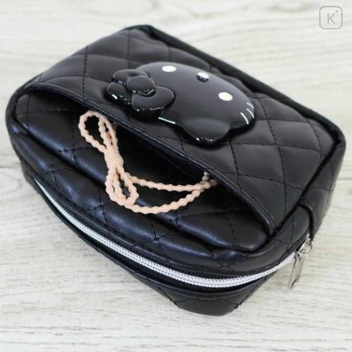 Japan Sanrio Cosmetic Pouch - Hello Kitty : Monochrome - 4