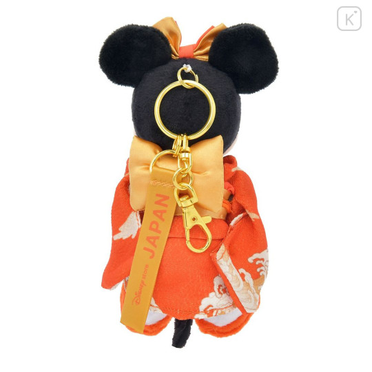 Japan Disney Store Plush Keychain - Minnie : Kimono Japan Original - 3