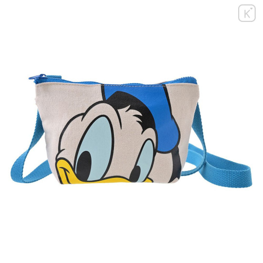 Japan Disney Store Pochette Crossbody Shoulder Bag - Donald : Canvas Hands-Free Goods - 1