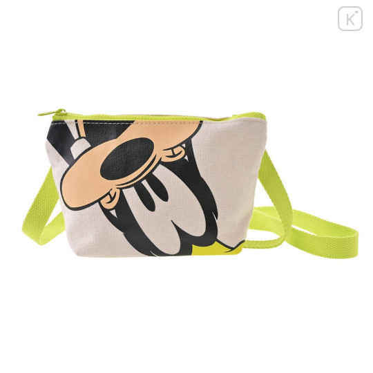 Japan Disney Store Pochette Crossbody Shoulder Bag - Goofy : Canvas Hands-Free Goods - 1