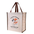 Japan Disney Store Laminated Woven PP Eco Shopping Bag - Mickey : Mickey's Bakery Fluffy Bread Time - 2