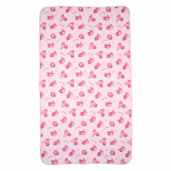 Japan Sanrio Original Nap Gauze Blanket - My Melody : Y2K Hibiscus Flower Pink