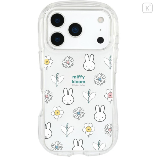 Japan Miffy Crystal Clear iPhone 17 Pro Case - Flower Bloom - 1