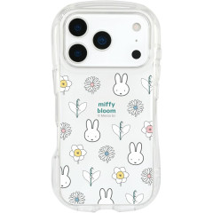 Japan Miffy Crystal Clear iPhone 17 Pro Case - Flower Bloom