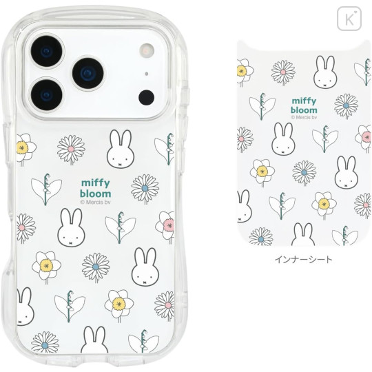 Japan Miffy Crystal Clear iPhone 17 Pro Case - Flower Bloom - 2