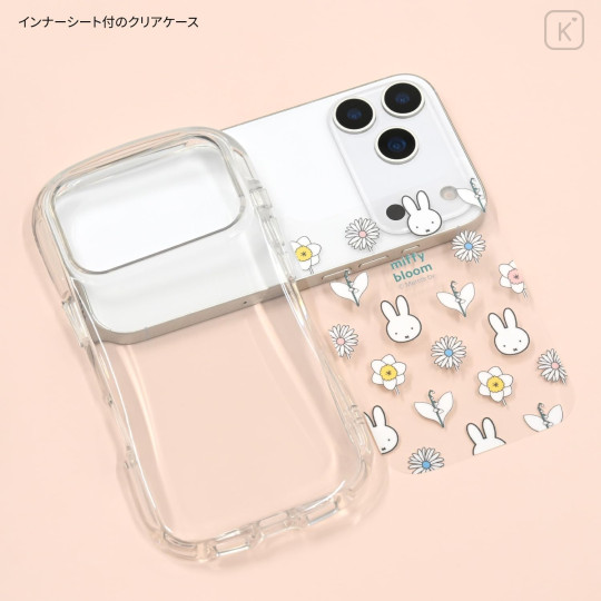 Japan Miffy Crystal Clear iPhone 17 Pro Case - Flower Bloom - 3