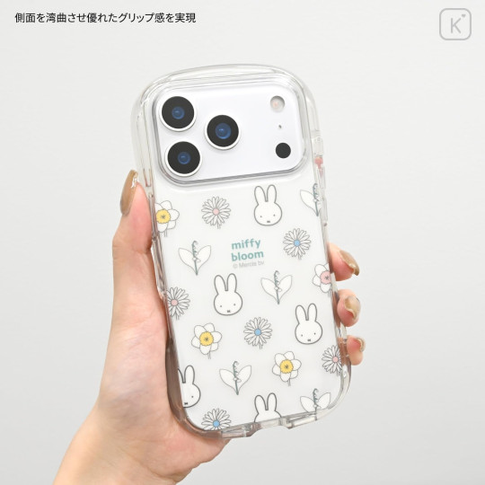 Japan Miffy Crystal Clear iPhone 17 Pro Case - Flower Bloom - 6