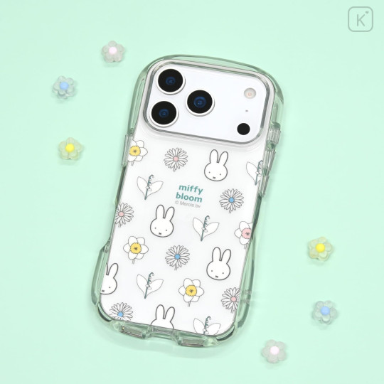 Japan Miffy Crystal Clear iPhone 17 Pro Case - Flower Bloom - 7