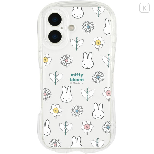 Japan Miffy Crystal Clear iPhone 17 Case - Flower Bloom - 1