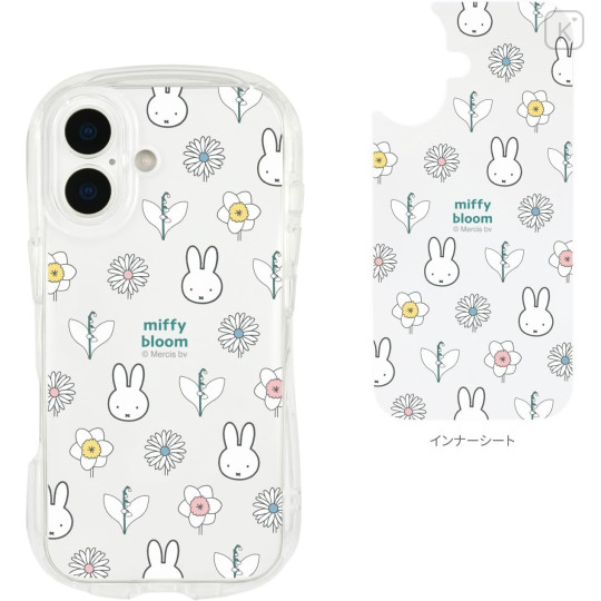 Japan Miffy Crystal Clear iPhone 17 Case - Flower Bloom - 2