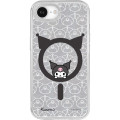 Japan Sanrio Camera Frame iPhone 17e / 16e MagSafe Case - Kuromi : Face Glitter - 1