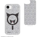 Japan Sanrio Camera Frame iPhone 17e / 16e MagSafe Case - Kuromi : Face Glitter - 2