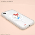 Japan Sanrio IIIIfit Plump Frame iPhone 17e / 16e MagSafe Case - Hello Kitty : Classic - 4