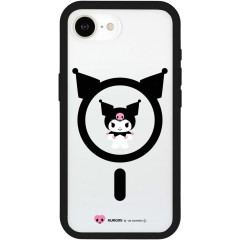 Japan Sanrio IIIIfit Plump Frame iPhone 17e / 16e MagSafe Case - Kuromi : Classic