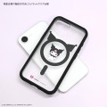 Japan Sanrio IIIIfit Plump Frame iPhone 17e / 16e MagSafe Case - Kuromi : Classic - 2