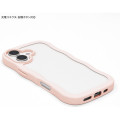 Japan Sanrio Clear Wavy Frame iPhone 17 Case - Hello Kitty & Tiny Chum : Balloon Sky - 4