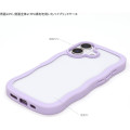 Japan Sanrio Clear Wavy Frame iPhone 17 Case - Kuromi : Balloon Sky - 5