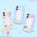Japan Sanrio Clear Wavy Frame iPhone 17 Case - Cinnamoroll : Balloon Sky - 7