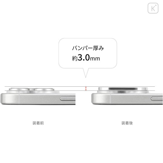 Japan Chiikawa iPhone 17 Pro Camera Cover - Hachiware : Happy Face - 3