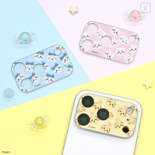 Japan Chiikawa iPhone 17 Pro Camera Cover - Hachiware : Happy Face - 6