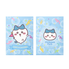 Japan Chiikawa A4 Clear File - Hachiware : Chiikawa Park Flag