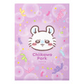 Japan Chiikawa A4 Clear File - Momonga : Chiikawa Park Flag - 5
