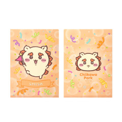 Japan Chiikawa A4 Clear File - Shisa : Chiikawa Park Flag