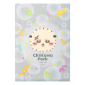 Japan Chiikawa A4 Clear File - Rakko : Chiikawa Park Flag - 5