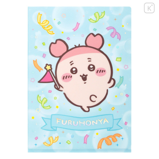 Japan Chiikawa A4 Clear File - Furuhonya Kani-chan : Chiikawa Park Flag - 4
