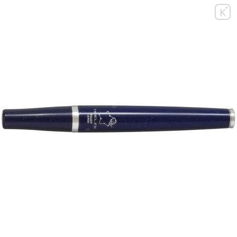 Japan Sanrio Timeline Ballpoint Pen - Hello Kitty : 50th Anniversary Star Glitter Blue - 3