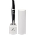 Japan Sanrio Timeline Ballpoint Pen - Hello Kitty : 50th Anniversary Ribbon Glitter Black - 4