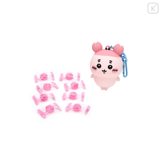 Japan Chiikawa Silicone Pouch Keychain with Candy - Furuhonya Kani-chan : Chiikawa Park 3D Mascot - 8