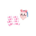 Japan Chiikawa Silicone Pouch Keychain with Candy - Furuhonya Kani-chan : Chiikawa Park 3D Mascot - 8
