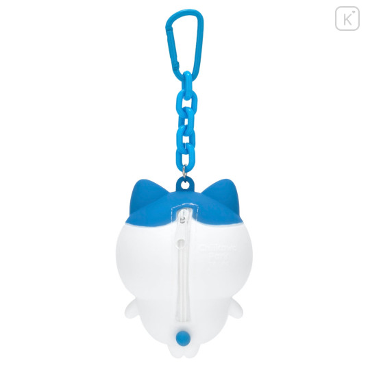 Japan Chiikawa Silicone Pouch Keychain with Candy - Hachiware : Chiikawa Park 3D Mascot - 7