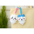 Japan Chiikawa Silicone Pouch Keychain with Candy - Usagi : Chiikawa Park 3D Mascot - 2