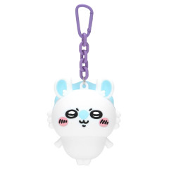 Japan Chiikawa Silicone Pouch Keychain with Candy - Momonga : Chiikawa Park 3D Mascot