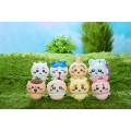 Japan Chiikawa Silicone Pouch Keychain with Candy - Momonga : Chiikawa Park 3D Mascot - 5
