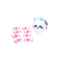 Japan Chiikawa Silicone Pouch Keychain with Candy - Momonga : Chiikawa Park 3D Mascot - 8