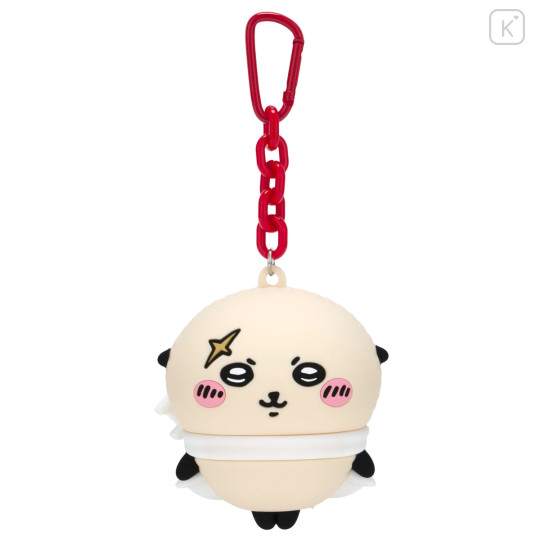 Japan Chiikawa Silicone Pouch Keychain with Candy - Rakko : Chiikawa Park 3D Mascot - 1