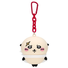 Japan Chiikawa Silicone Pouch Keychain with Candy - Rakko : Chiikawa Park 3D Mascot