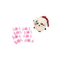 Japan Chiikawa Silicone Pouch Keychain with Candy - Rakko : Chiikawa Park 3D Mascot - 8