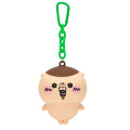 Japan Chiikawa Silicone Pouch Keychain with Candy - Kuri Manju : Chiikawa Park 3D Mascot - 6